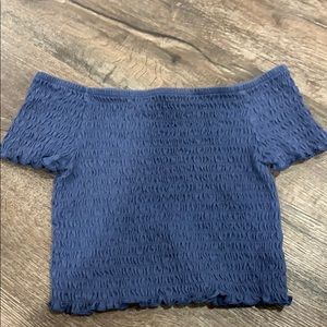 Off the shoulder crop top